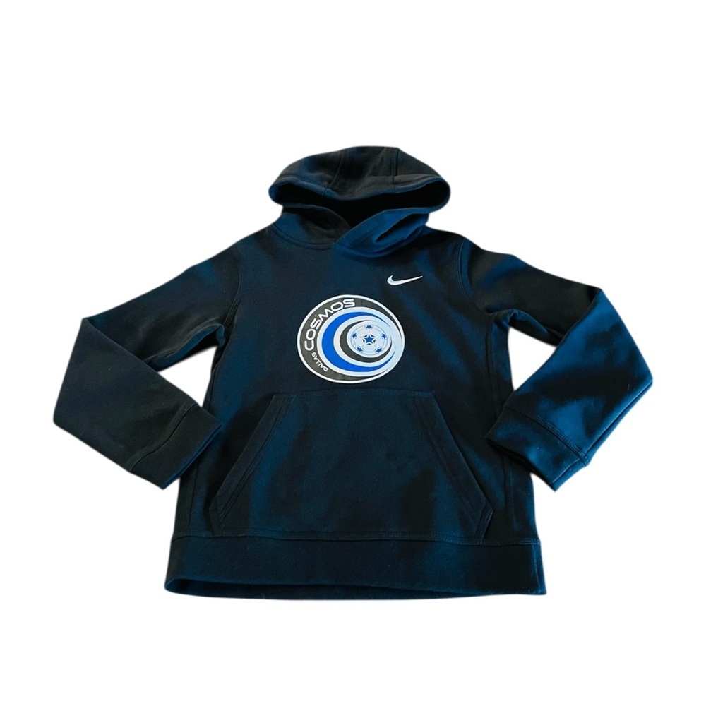 Nike Kids Black Hoodie with Dallas Cosmos Logo SZ M NWT